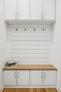 a close view of utility room