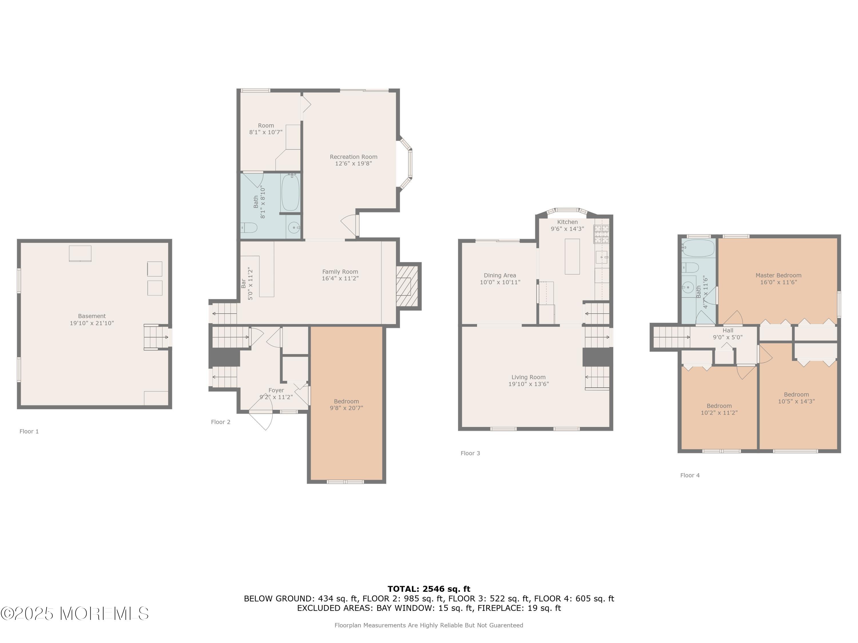 14 North Longview Road Howell, NJ 07731 - Photo 72 of 73 Floorplan All Floors