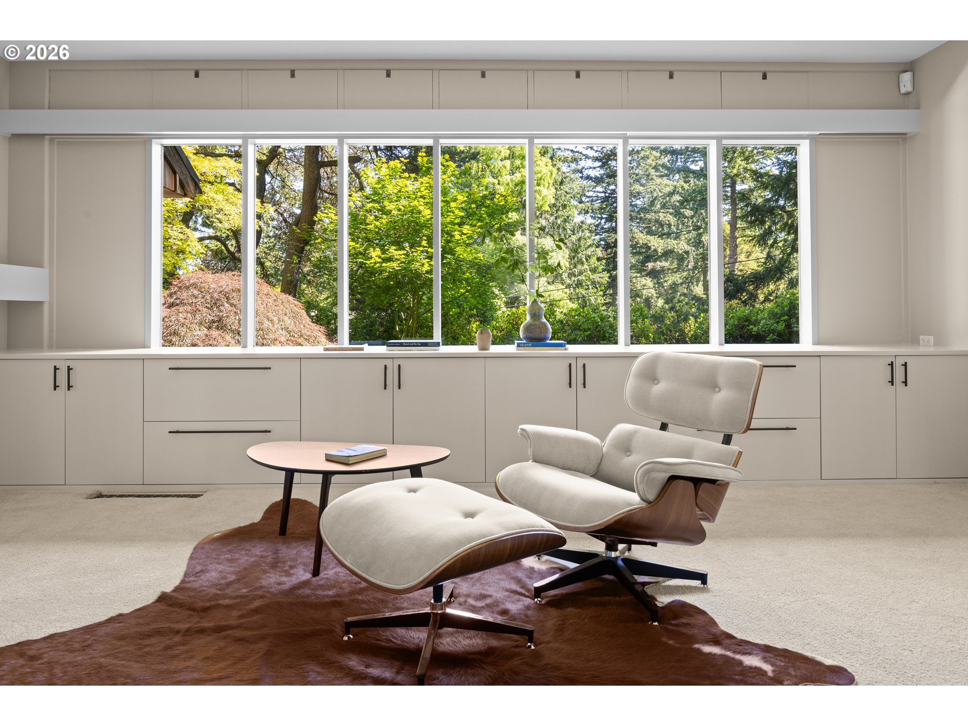 4645 Southwest Fairview Boulevard Portland, OR 97221 - Photo 35 of 38 a living room with furniture and a large window