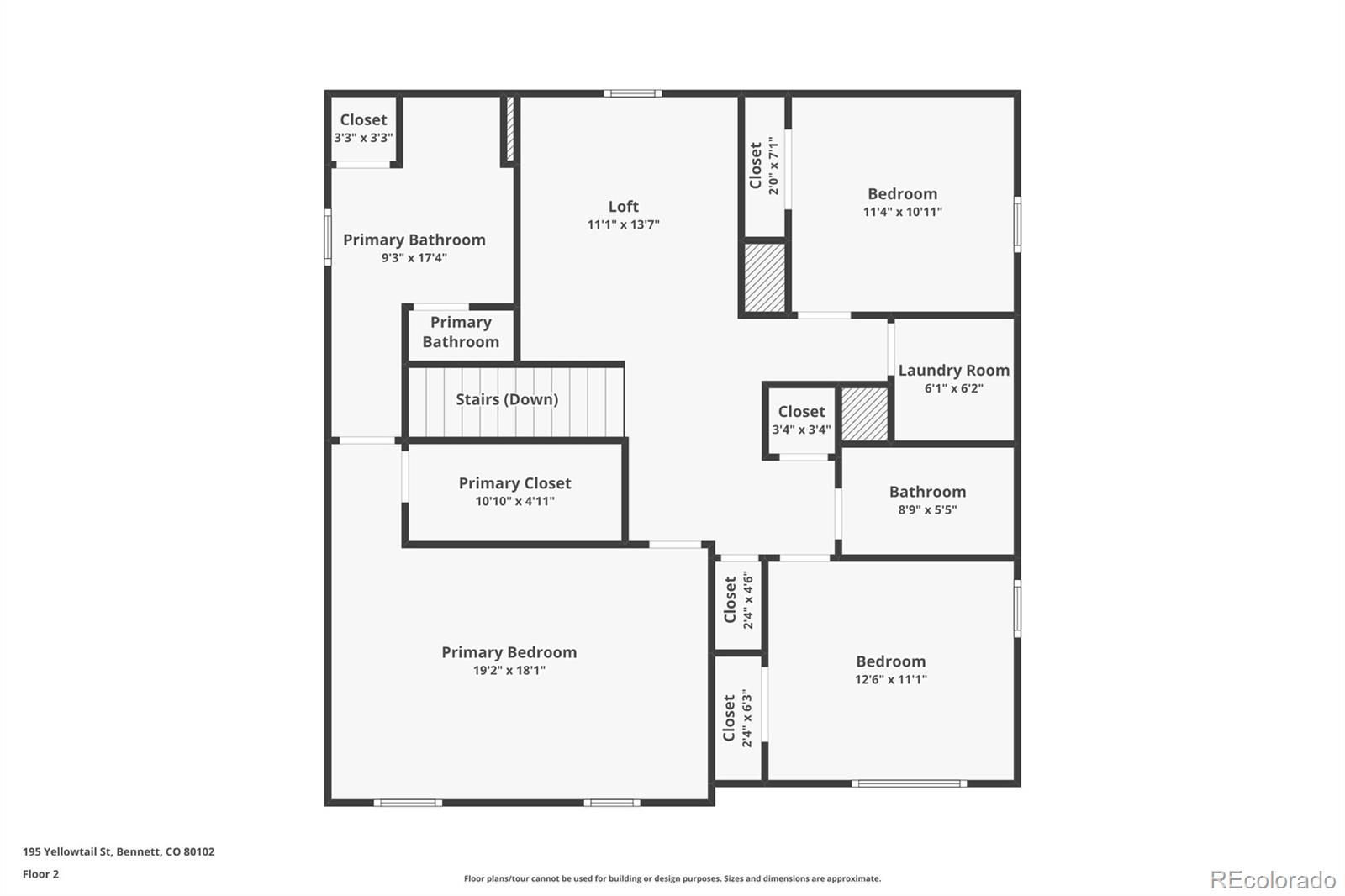 195 Yellowtail Street Bennett, CO 80102 - Photo 29 of 31 a picture of a floor plan