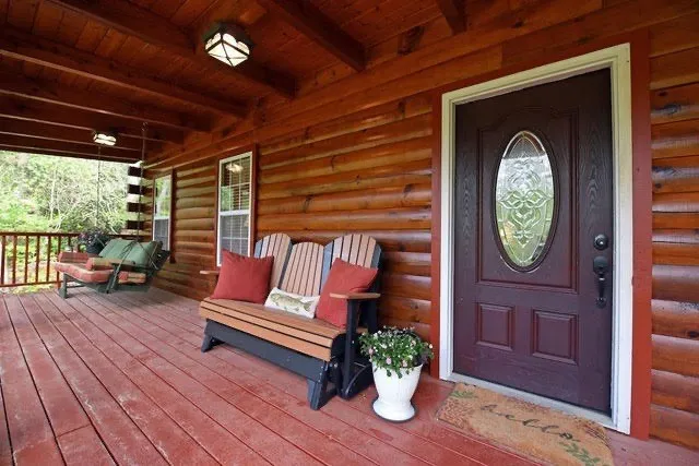 a view of deck with patio