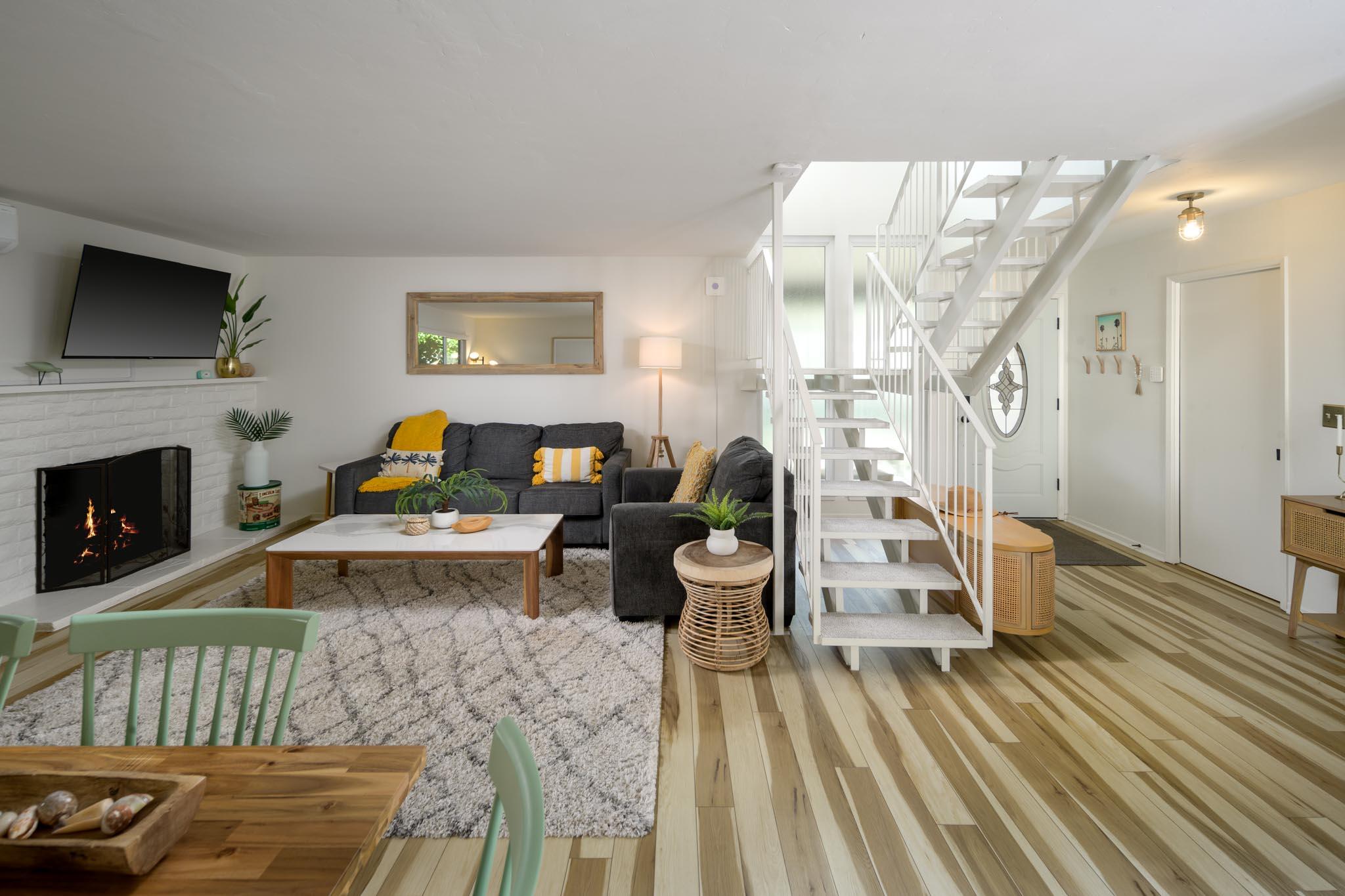 851 Cieneguitas Road Santa Barbara, CA 93110 - Photo 16 of 17 Family room with open floorplan