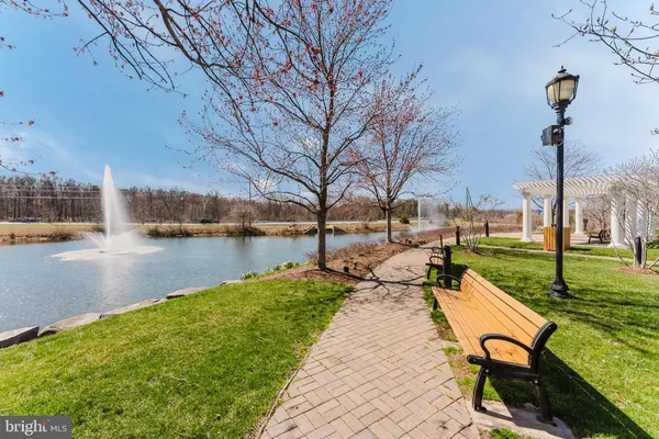 a park with water view and lake view
