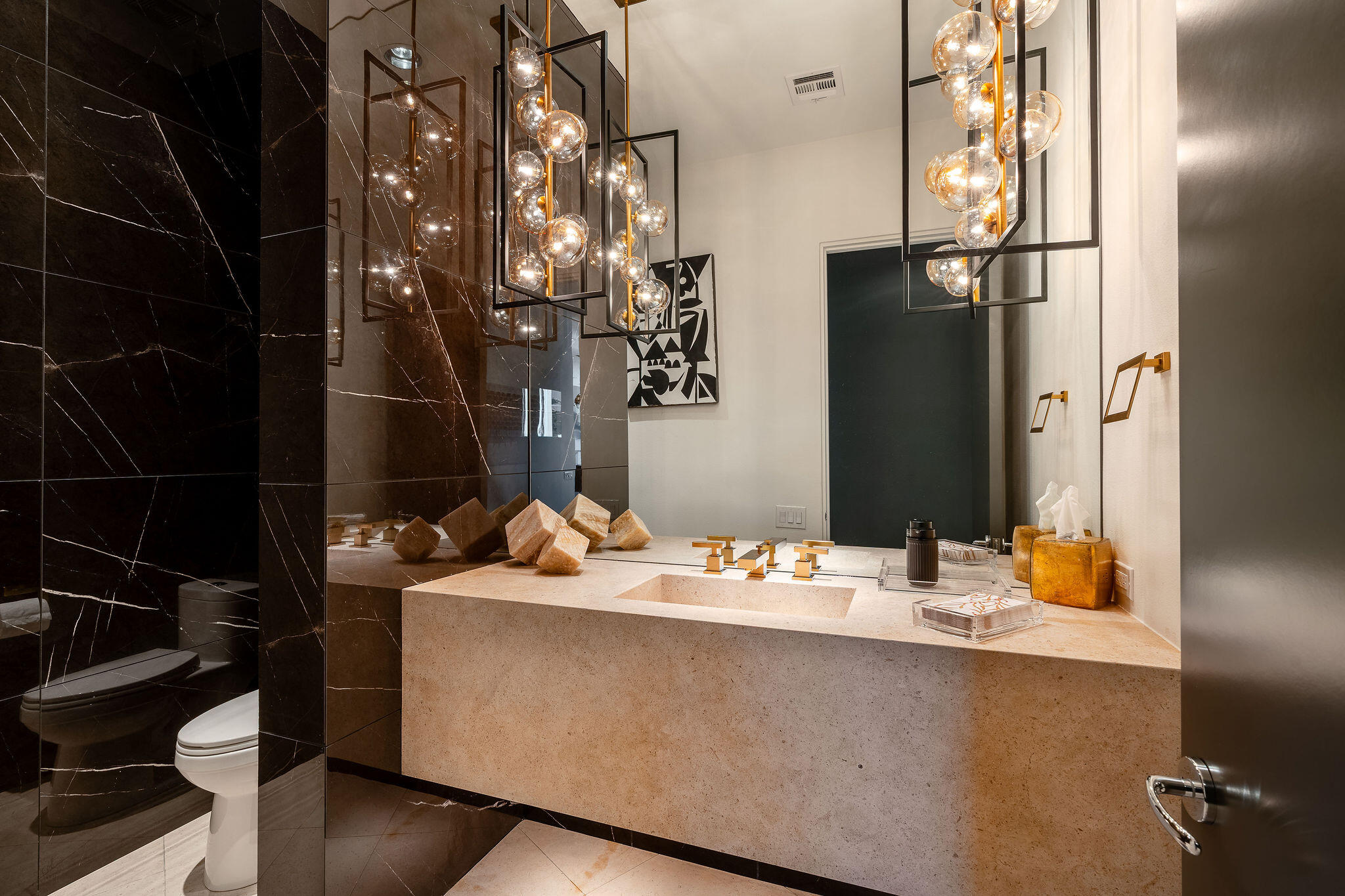 108 Waterford Circle Rancho Mirage, CA 92270 - Photo 17 of 41 a bathroom with a sink and a mirror