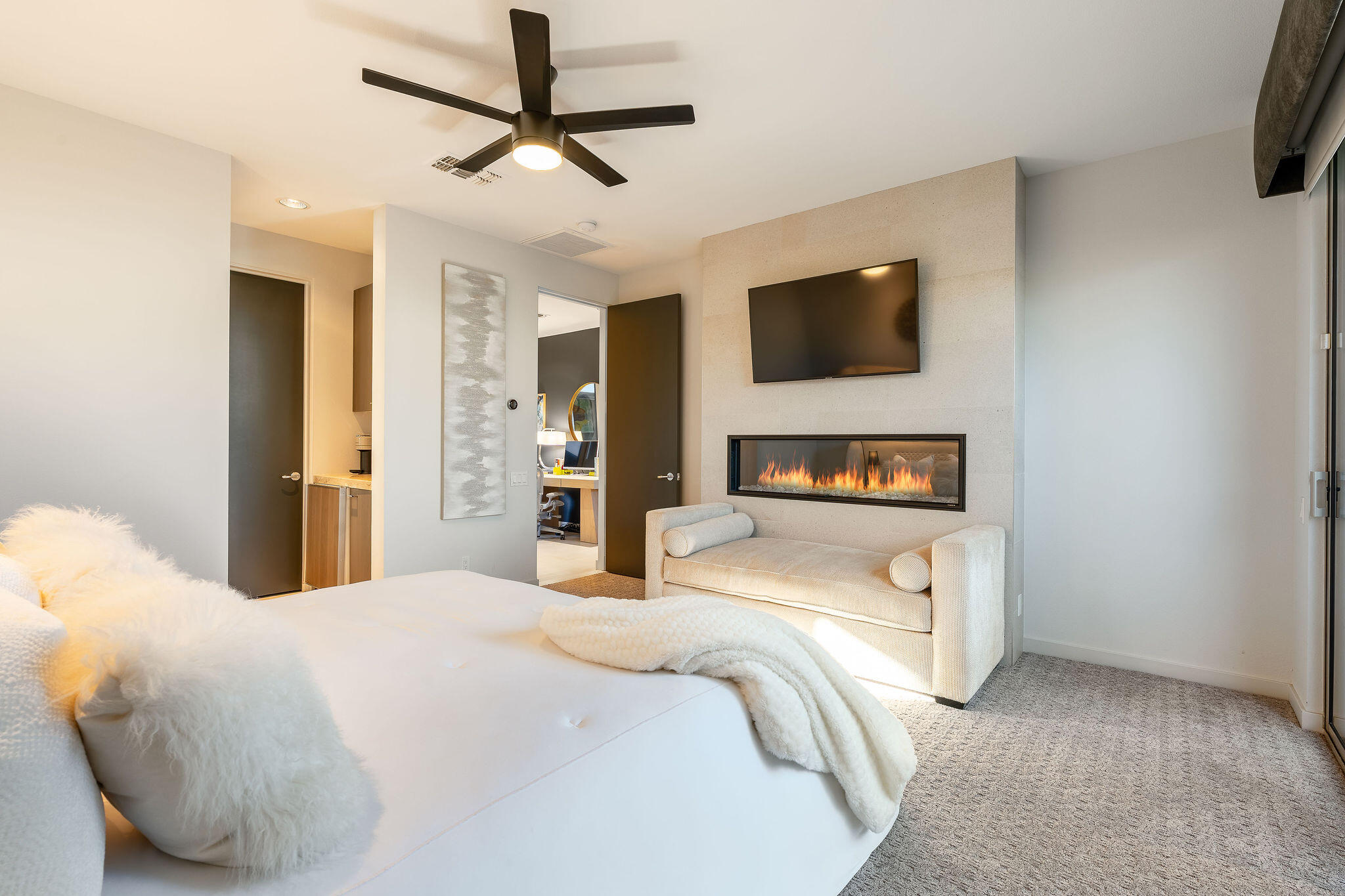 108 Waterford Circle Rancho Mirage, CA 92270 - Photo 32 of 41 a bedroom with a bed and a television