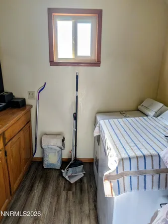 a utility room with washer and dryer