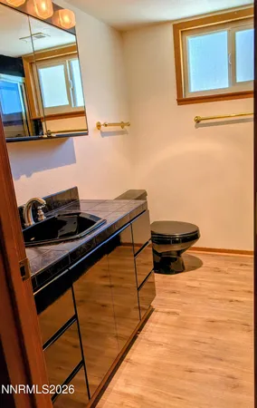 a view of an lake and a mountain view