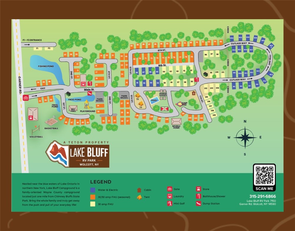 7150 Garner Road, Unit 4 Huron, NY 14590 - Photo 21 of 22 A map of the park