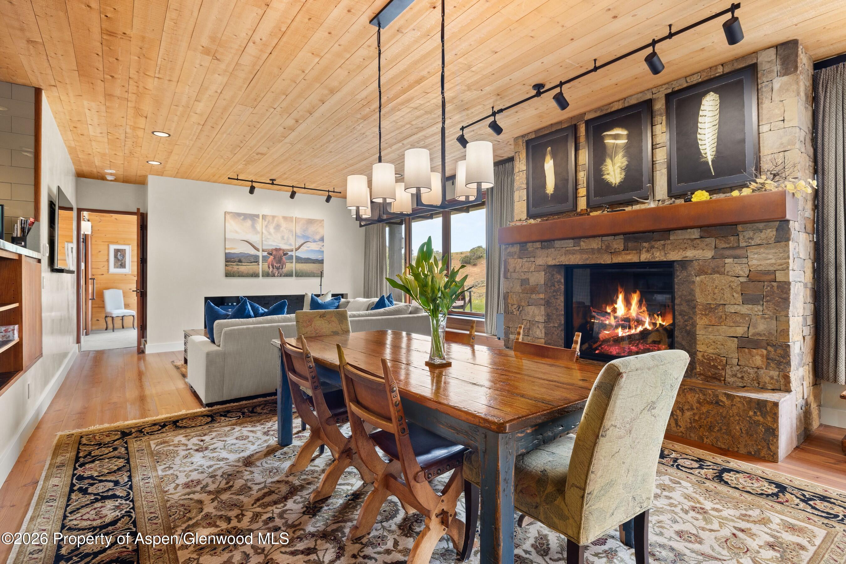 339 Big Hat Road Basalt, CO 81621 - Photo 11 of 51 Open Dining and Living room
