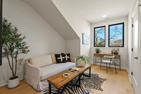 a view of entryway with a wooden door