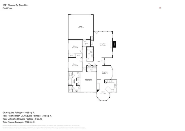 $2,375 | 1521 Shonka Drive, Carrollton, TX 75007