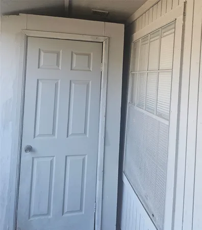 a view of front door