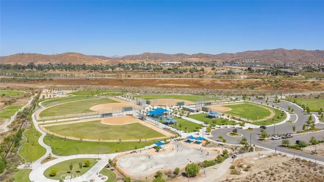 a view of lake and mountain
