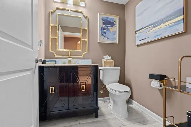 a bathroom with a sink and a toilet