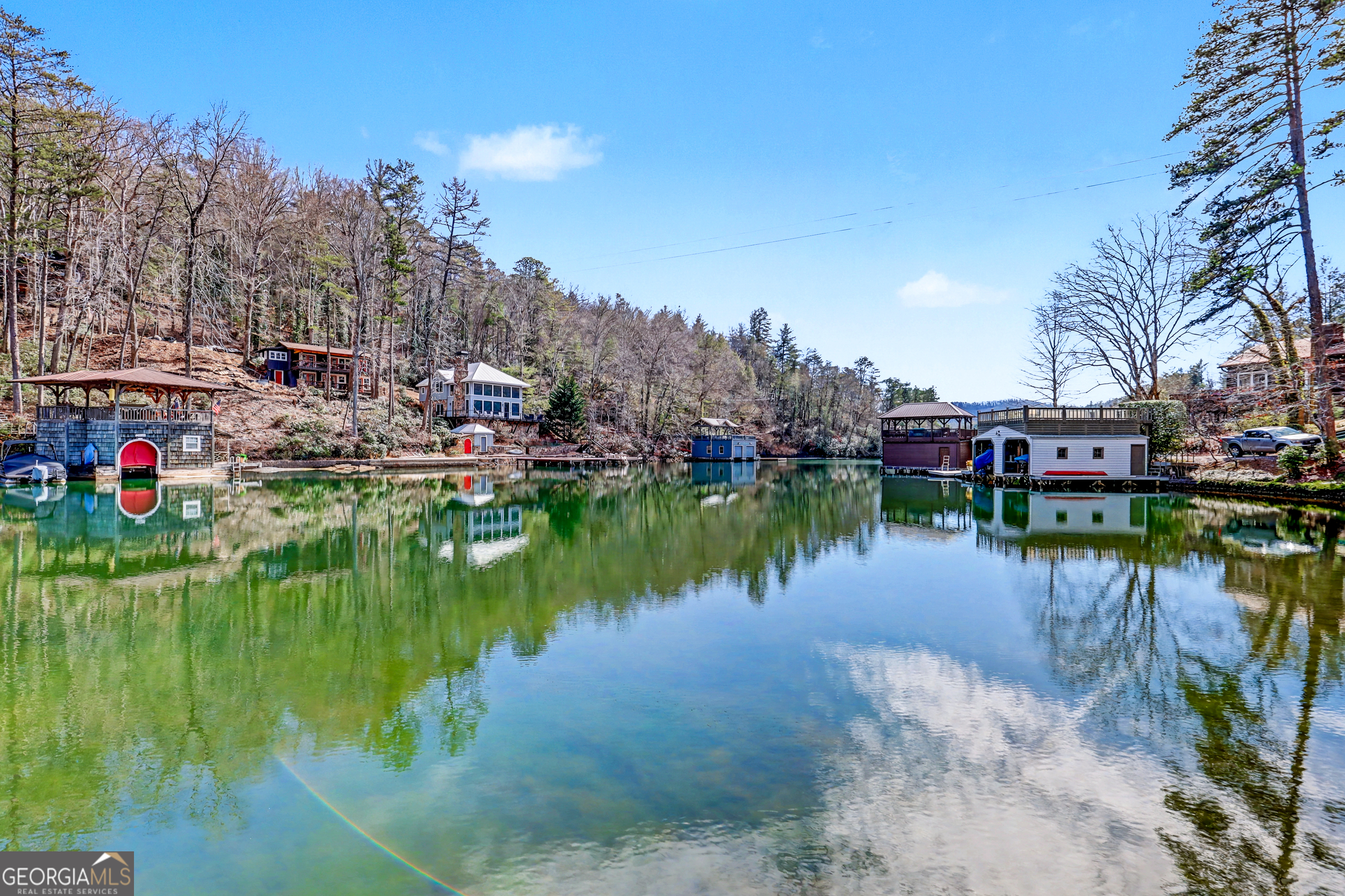 336 Fulton Road Tiger, GA 30576 - Photo 50 of 52 a view of a lake with a house in the background