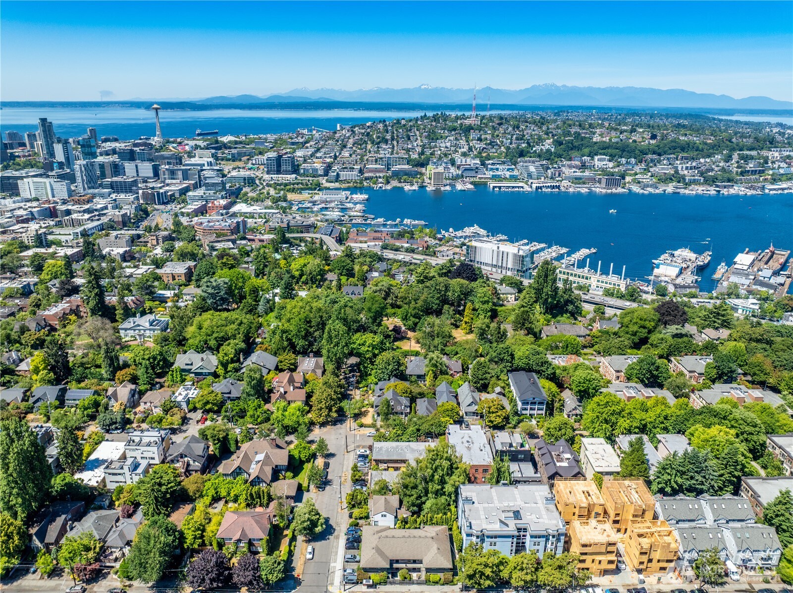 910 East Prospect Street Seattle, WA 98102 - Photo 24 of 25 an aerial view of a city with lots of residential buildings
