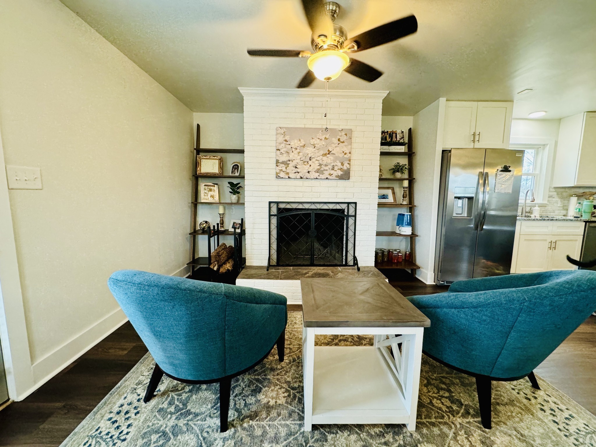 1175 Rock Church Road Dickson, TN 37055 - Photo 14 of 60 a living room with furniture and a fireplace