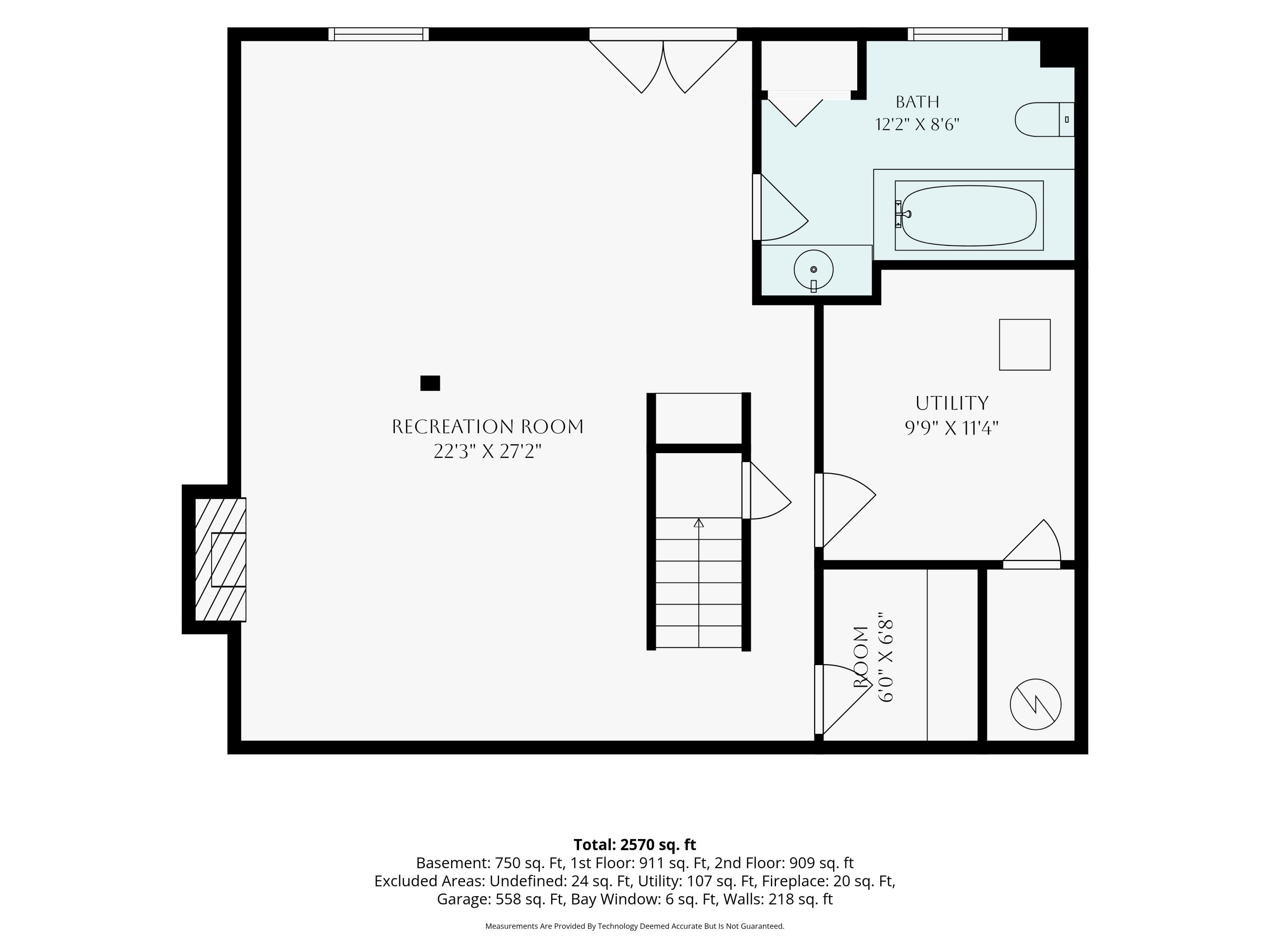 21537 Kendaville Road Pierson, MI 49339 - Photo 37 of 52 Walk Out Level Layout