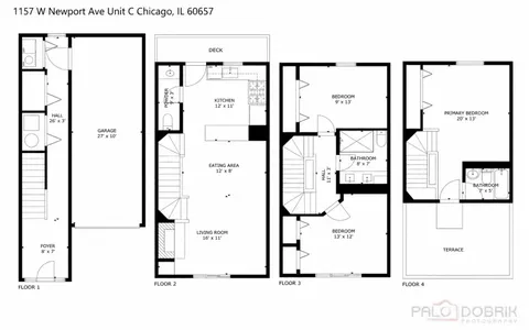 $725,000 | 1157 West Newport Avenue, Unit C, Chicago, IL 60657