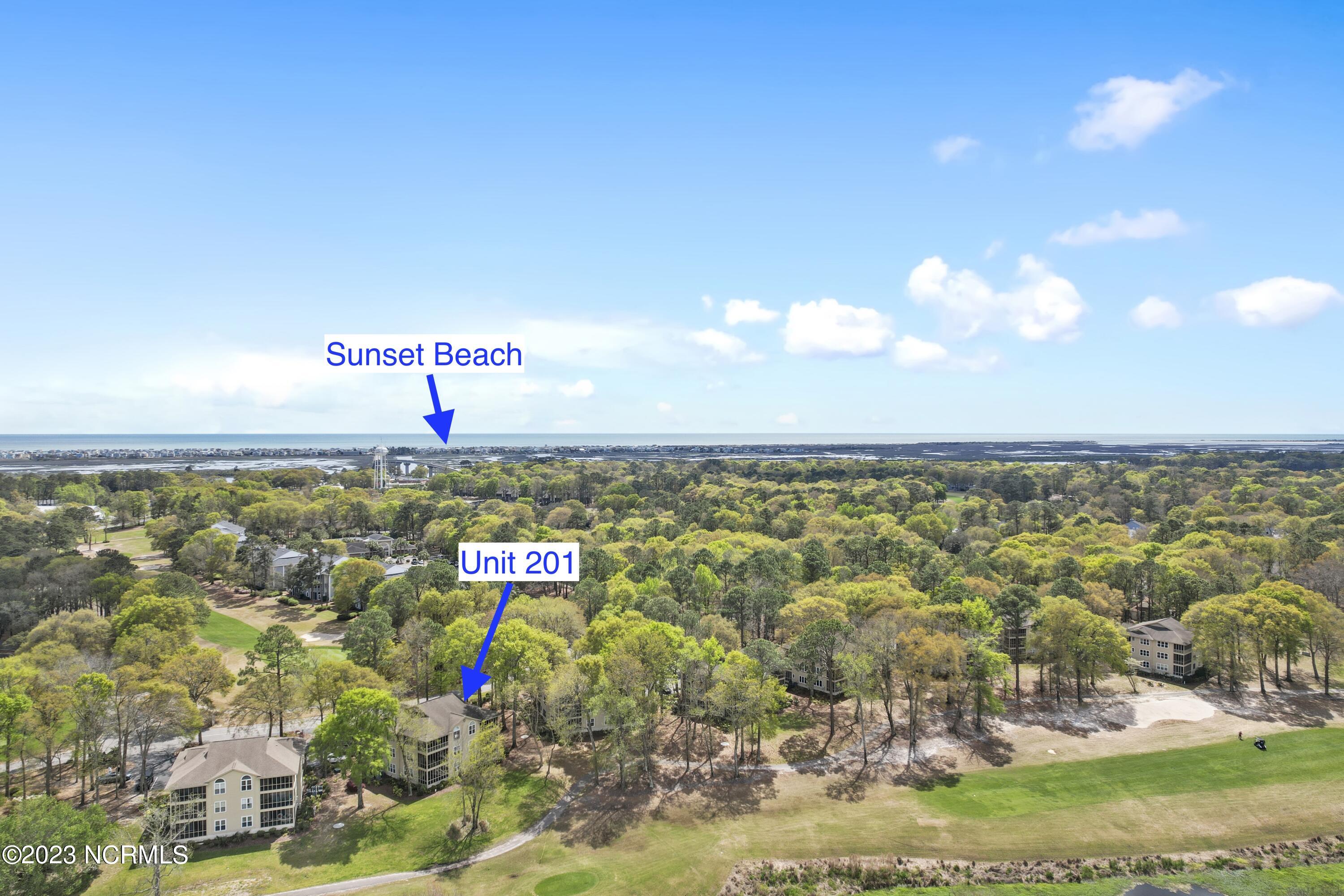 215 Clubhouse Road, Unit 1 Sunset Beach, NC 28468 - Photo 32 of 57 Aerial