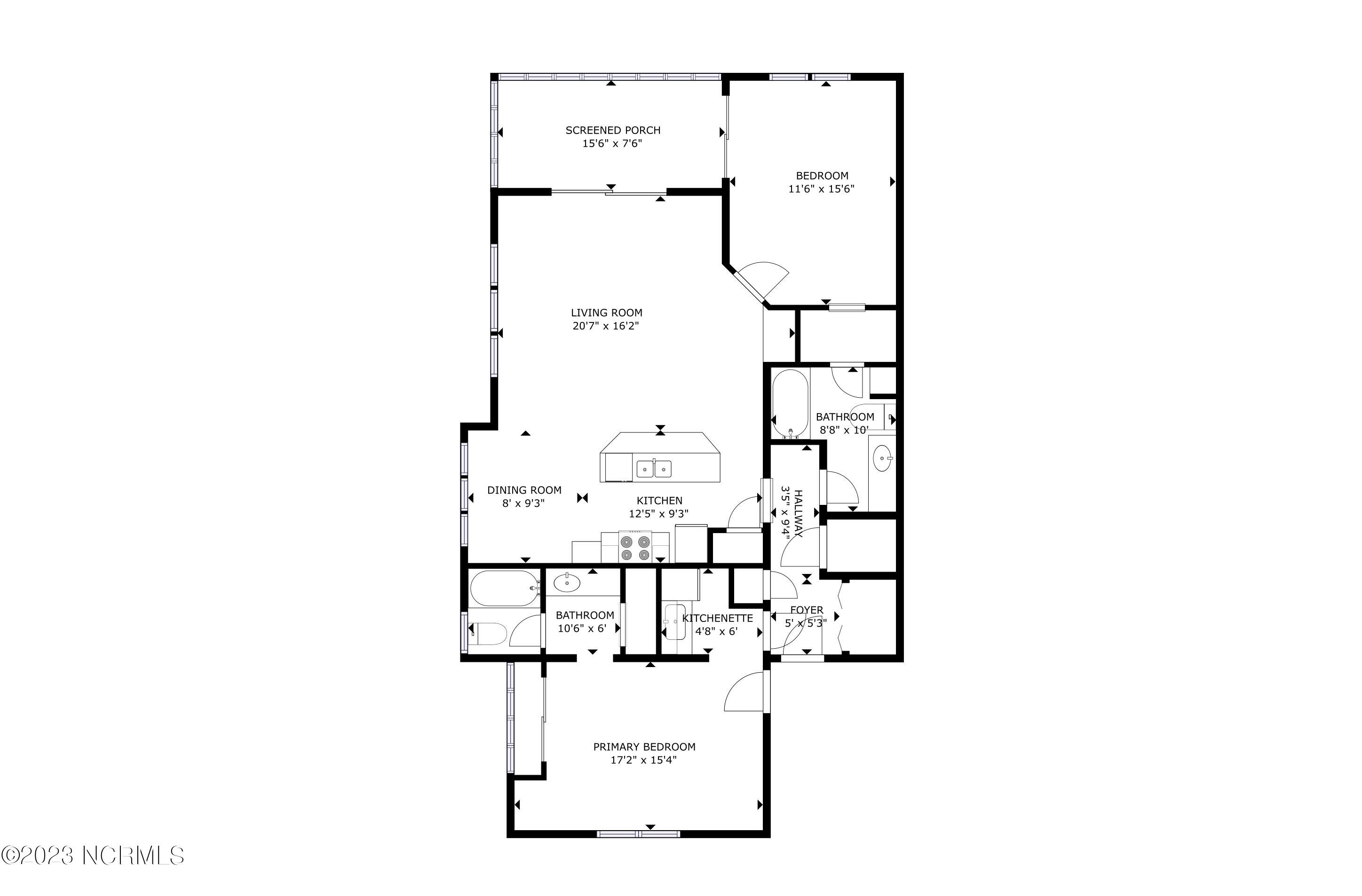 215 Clubhouse Road, Unit 1 Sunset Beach, NC 28468 - Photo 57 of 57 Floor plan