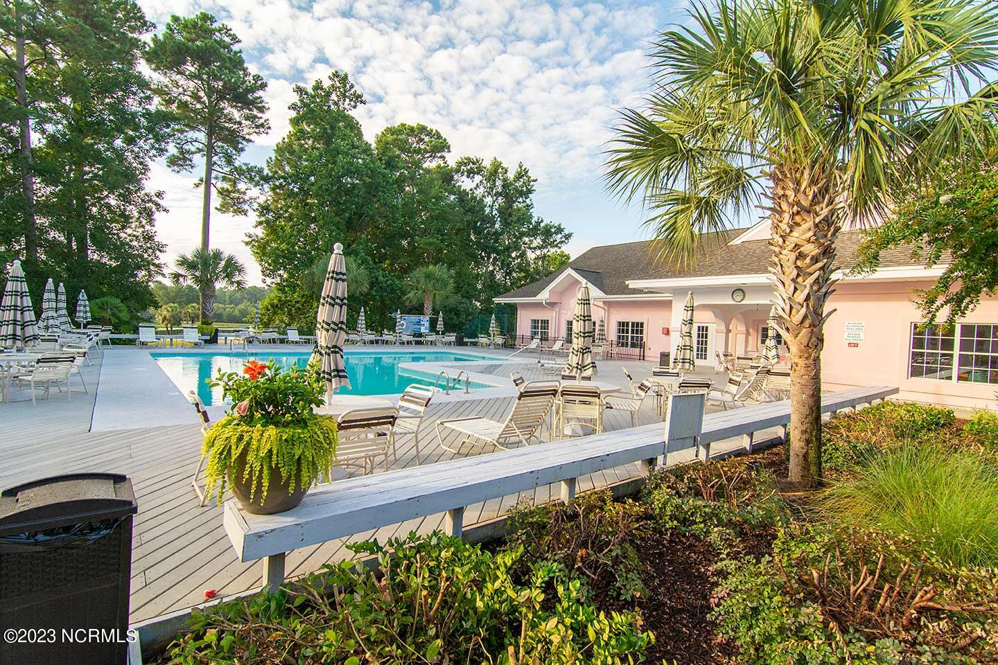 215 Clubhouse Road, Unit 1 Sunset Beach, NC 28468 - Photo 40 of 57 Creekside pool