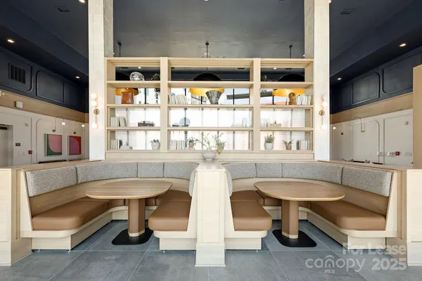 a room with furniture and window