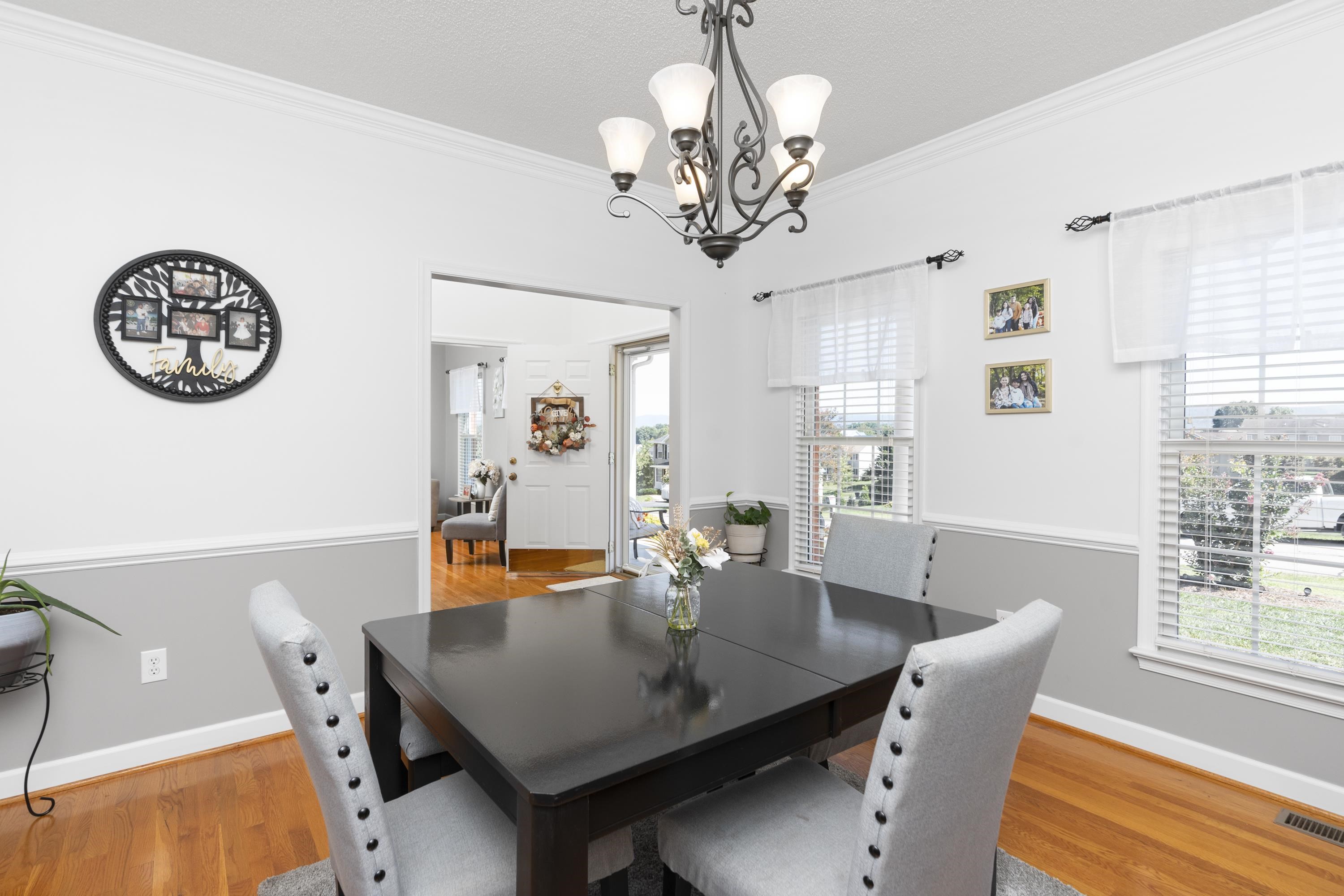 95 Long Bow Road Waynesboro, VA 22980 - Photo 7 of 45 a view of a dining room with furniture window and wooden floor