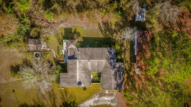 a view of an outdoor space and a yard