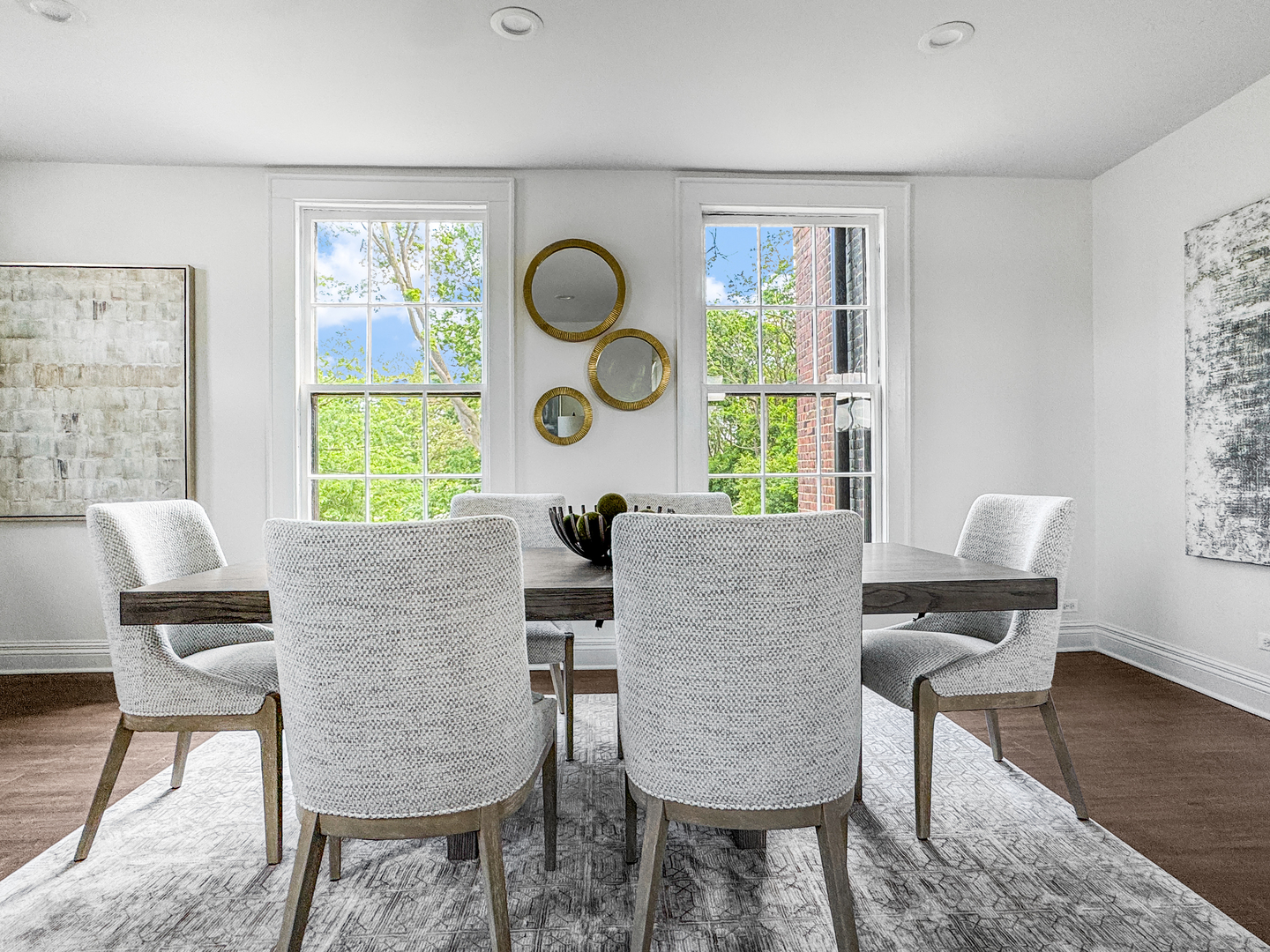 141 Loretto Court Wheaton, IL 60189 - Photo 23 of 46 a view of a dining room with furniture and wooden floor