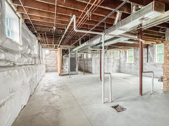 a view of porch with green space