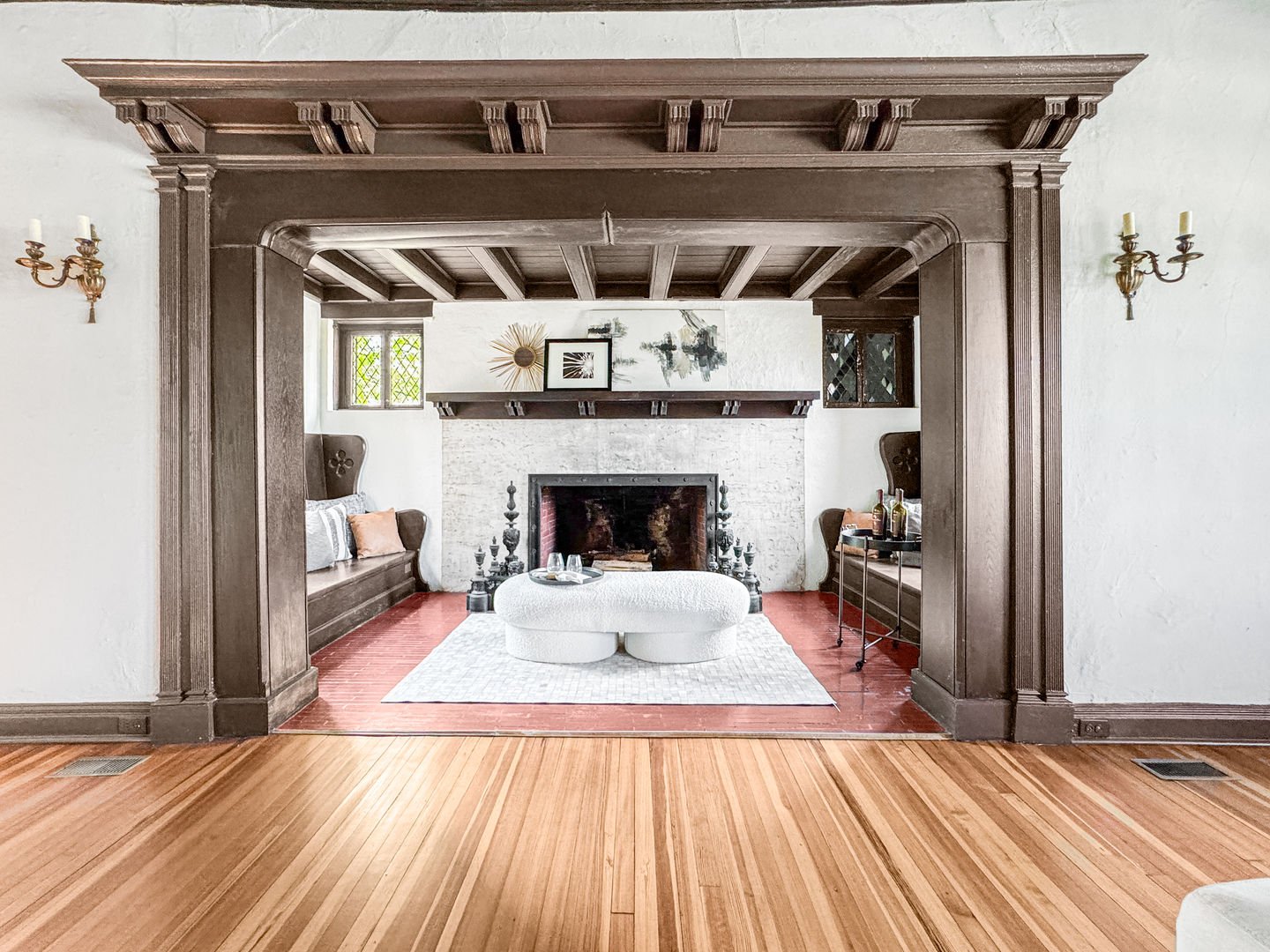 141 Loretto Court Wheaton, IL 60189 - Photo 7 of 46 a view of a livingroom with a fireplace and cabinet