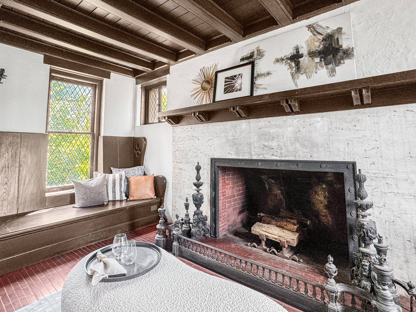 141 Loretto Court Wheaton, IL 60189 - Photo 8 of 46 a living room with furniture and a fireplace