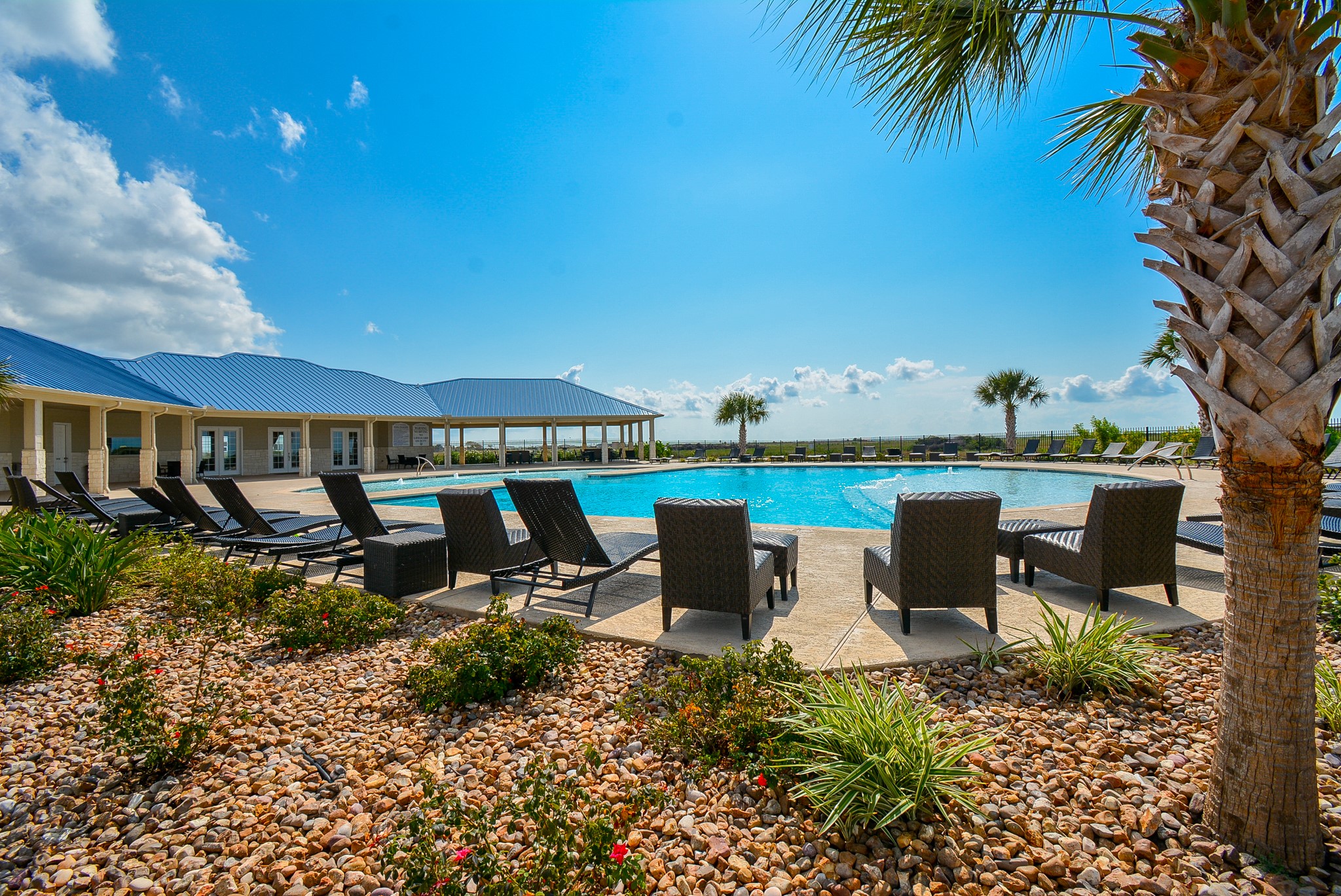 3036 Sandy Lane Palacios, TX 77465 - Photo 22 of 32 a view of a chairs and table in the garden