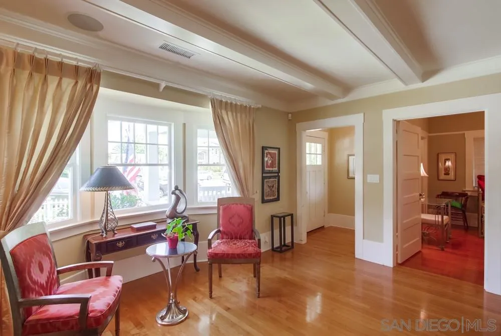738 B Avenue Coronado, CA 92118 - Photo 6 of 25 a living room with furniture and a large window