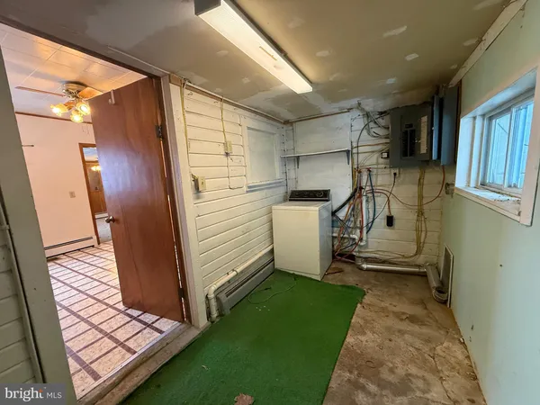 a view of a storage & utility room