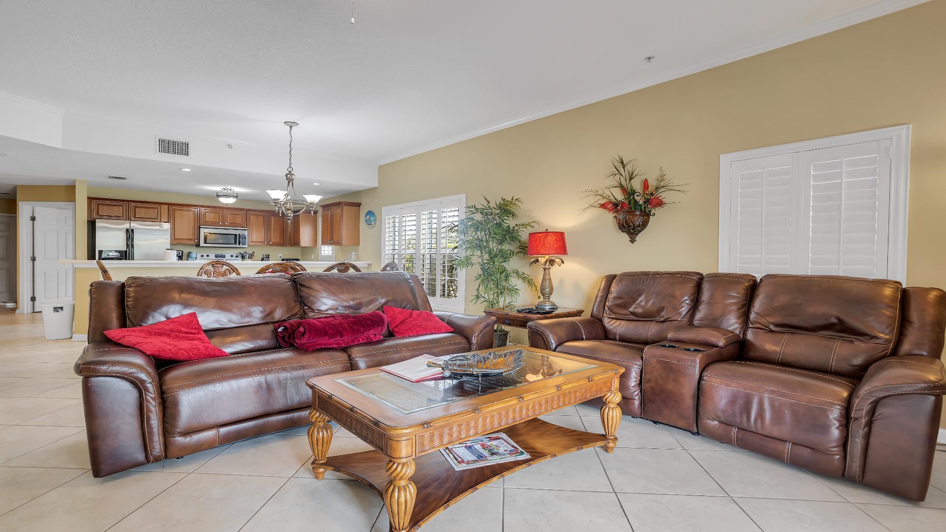 264 Gibraltar Court, Unit 101 St. Augustine, FL 32080 - Photo 2 of 37 Like new leather furniture