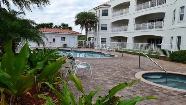 a view of outdoor space yard swimming pool and porch