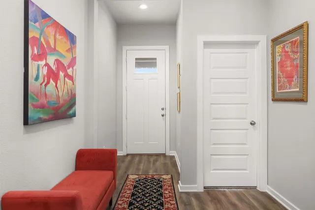 a room with storage and utility