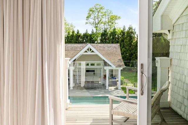 a view of a house with a porch