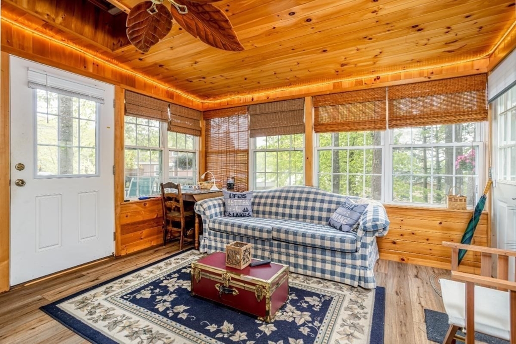 12 King Road Phillipston, MA 01331 - Photo 4 of 41 a living room with furniture and a floor to ceiling window