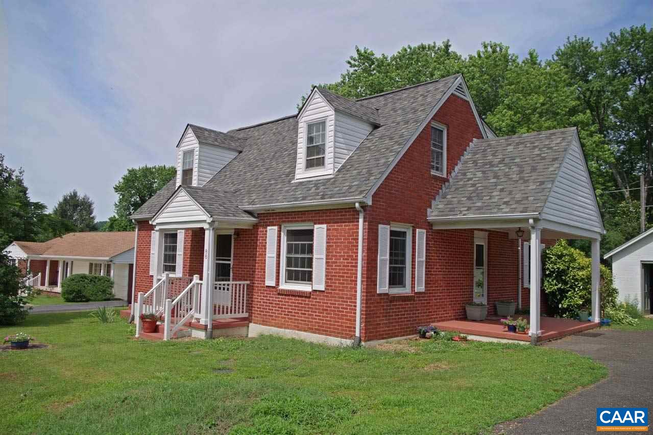 88 Court Street Lovingston, VA 22949 - Photo 35 of 44 a front view of a house with a yard and porch