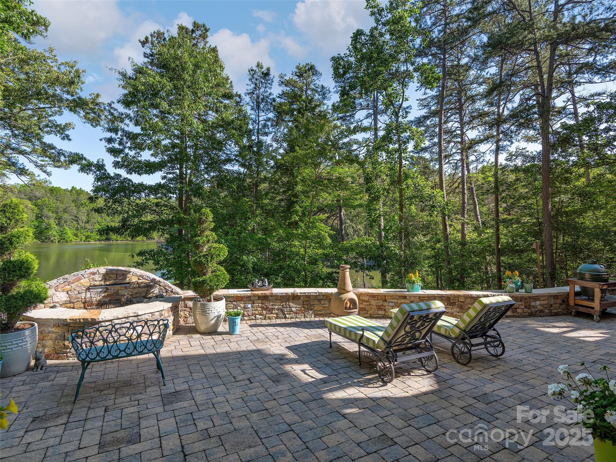 92 Island View Court Mill Spring, NC 28756 - Photo 30 of 48 a view of an outdoor sitting area with fire pit