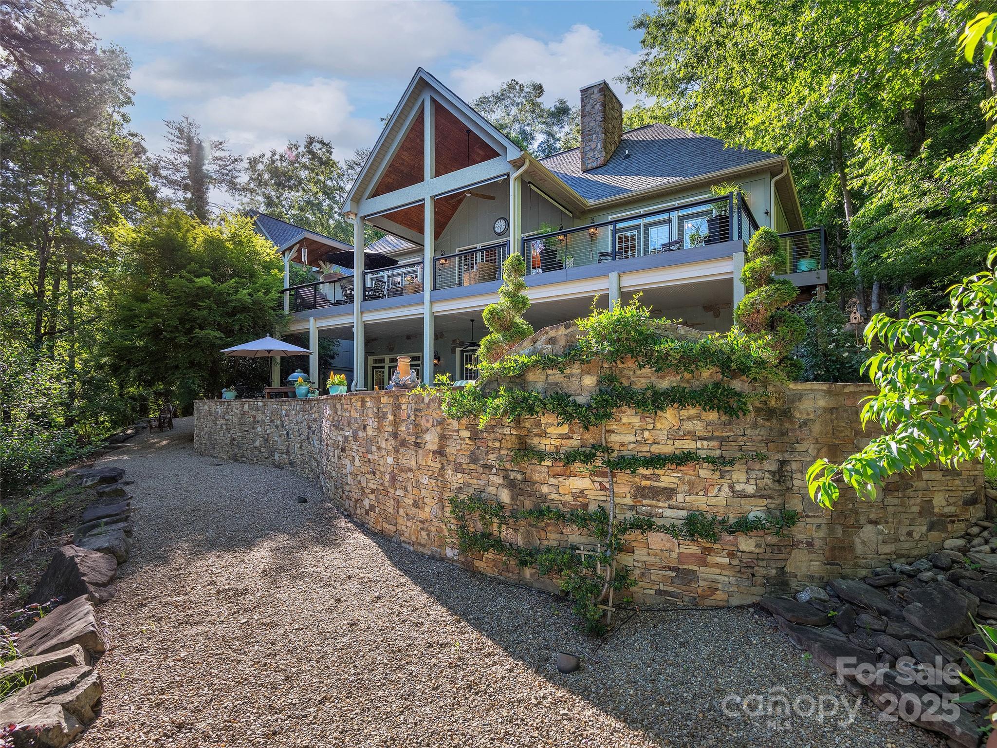 92 Island View Court Mill Spring, NC 28756 - Photo 36 of 48 front view of a house with a yard