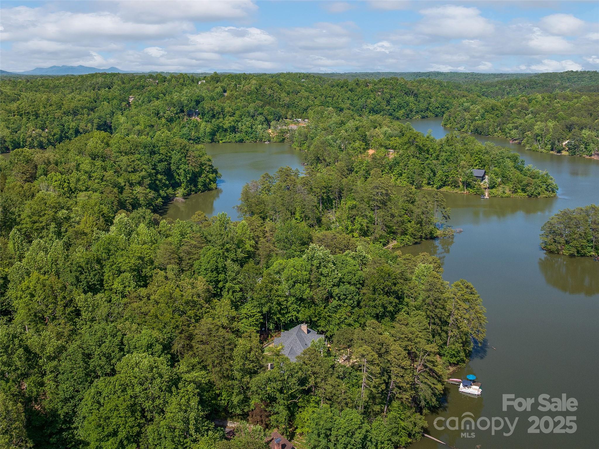 92 Island View Court Mill Spring, NC 28756 - Photo 41 of 48 a view of a lake with a yard