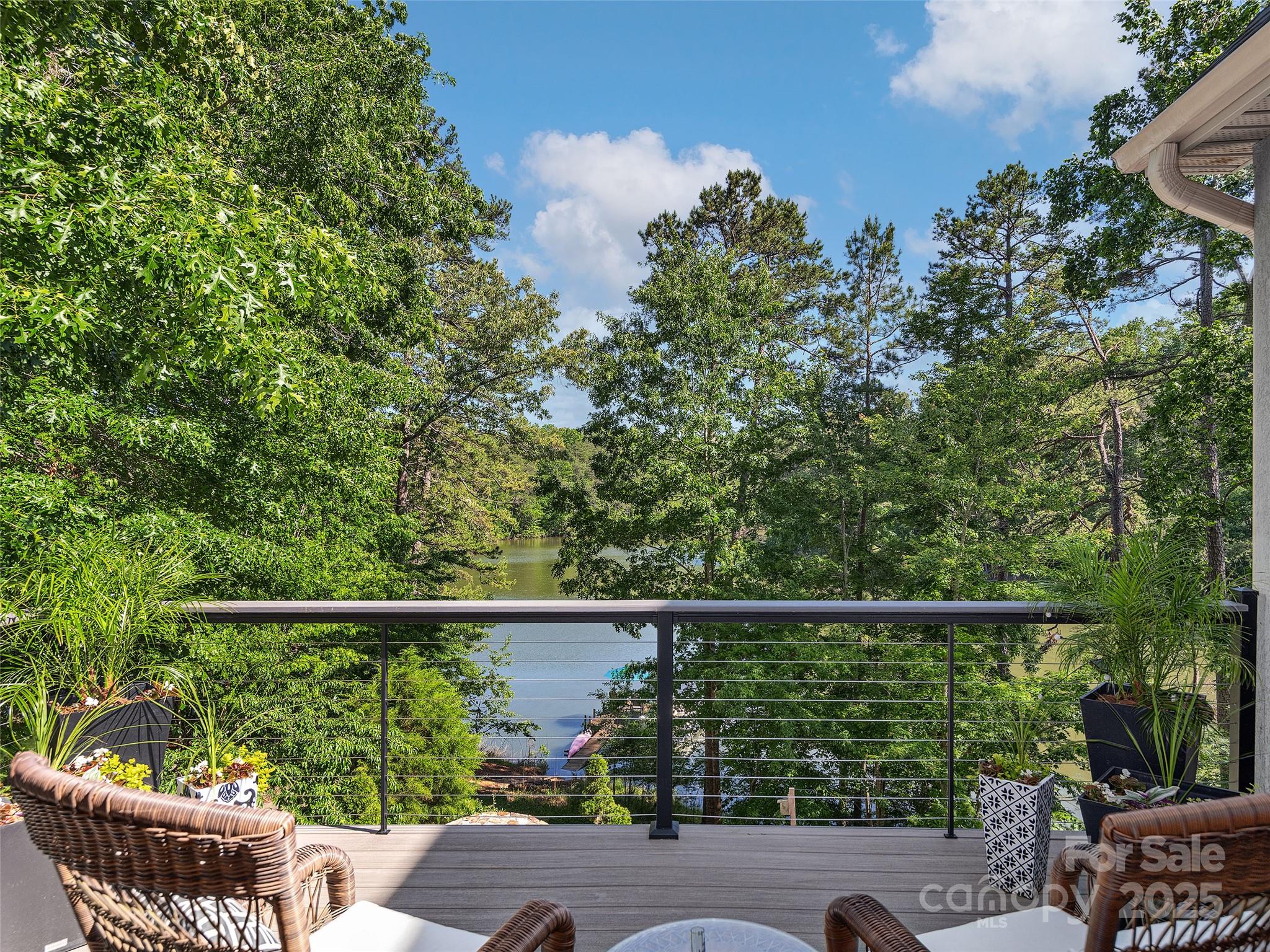 92 Island View Court Mill Spring, NC 28756 - Photo 8 of 48 a view of a two chair in the balcony
