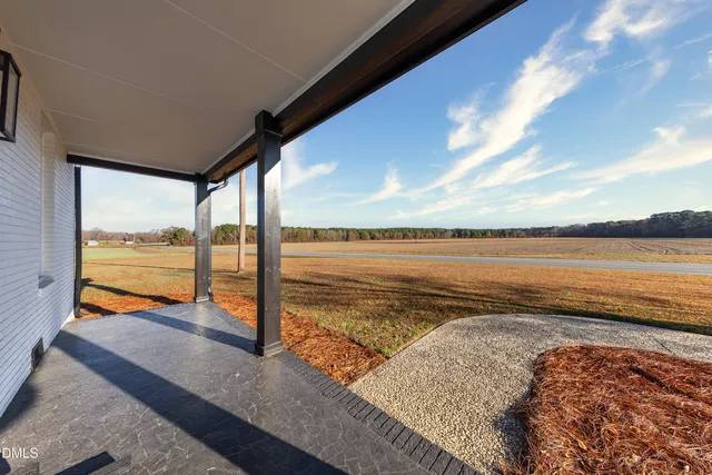 a view of ocean from a balcony