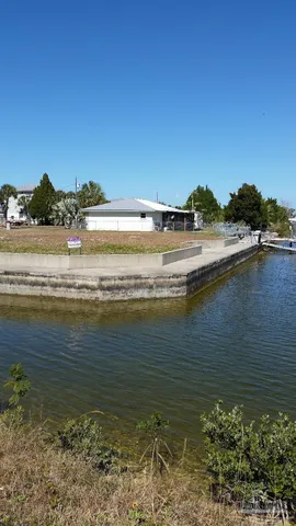 a view of a water with an ocean view