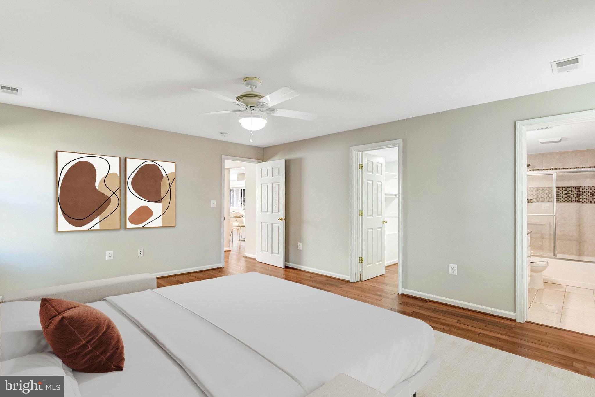 9720 Five Oaks Road Fairfax, VA 22031 - Photo 11 of 91 a bedroom with a bed and a window