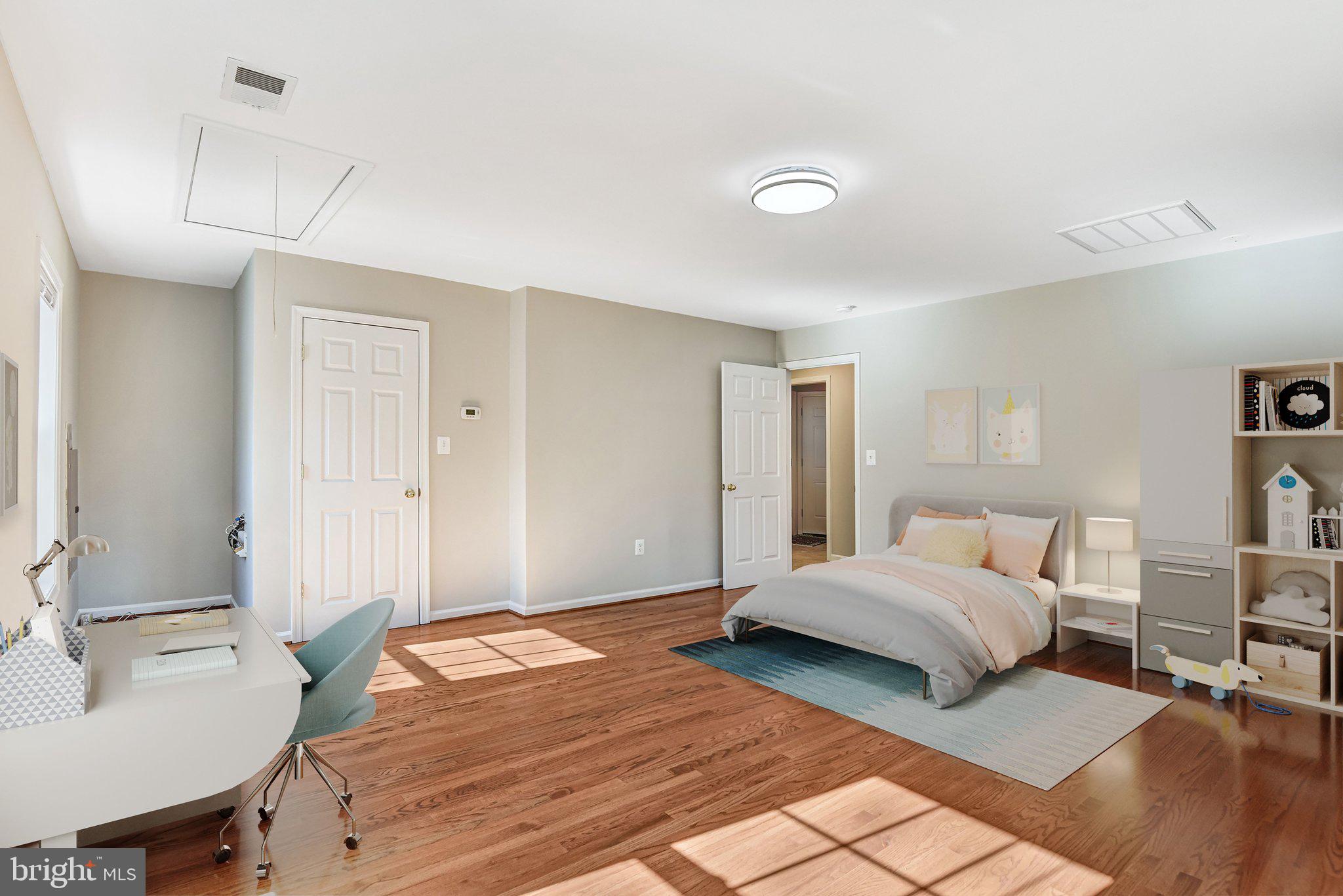 9720 Five Oaks Road Fairfax, VA 22031 - Photo 13 of 91 Virtually staged main floor third bedroom